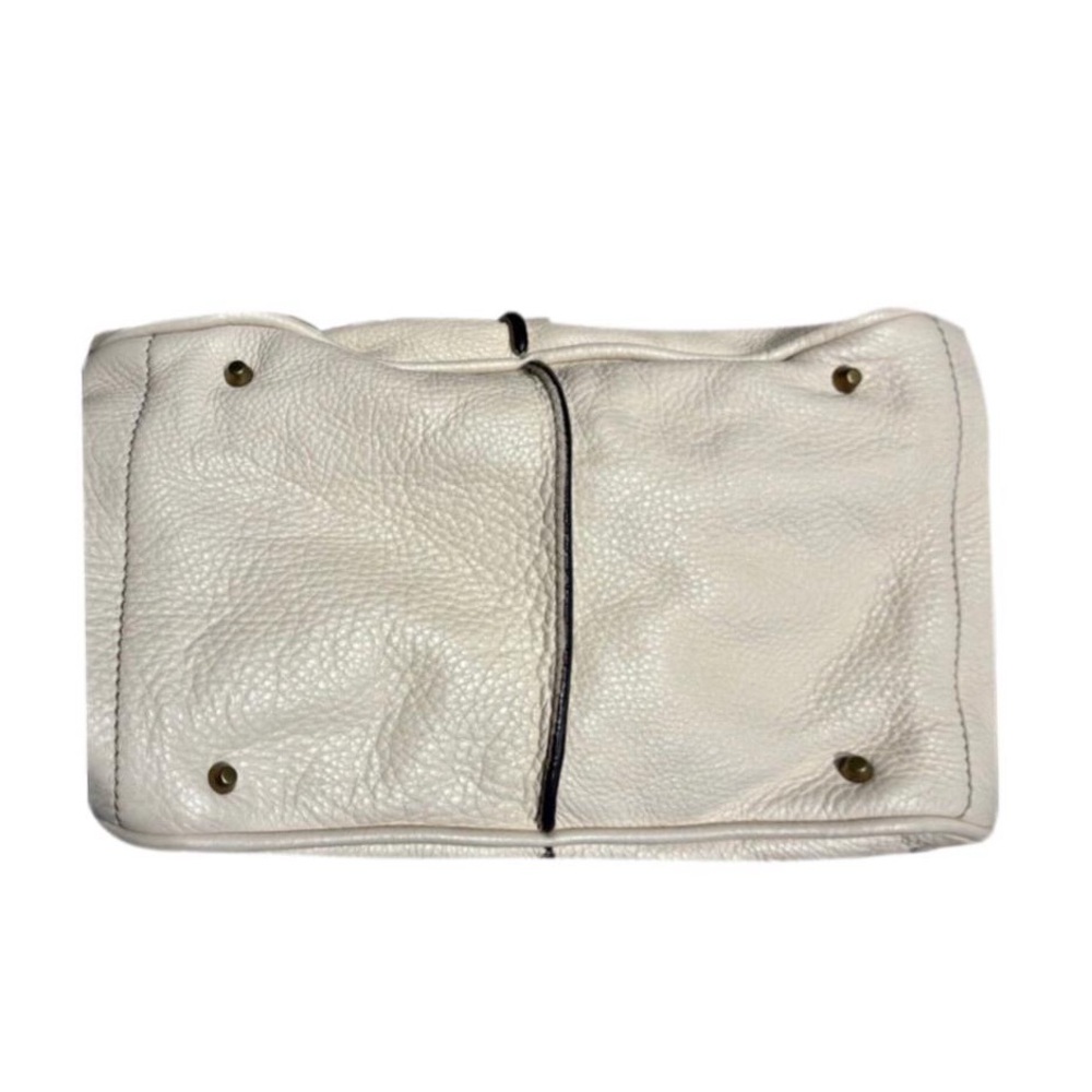 CHLOE PADDINGTON Small Ivory Leather Bag Removable Strap Lock and Key NWOT - Picture 14 of 16